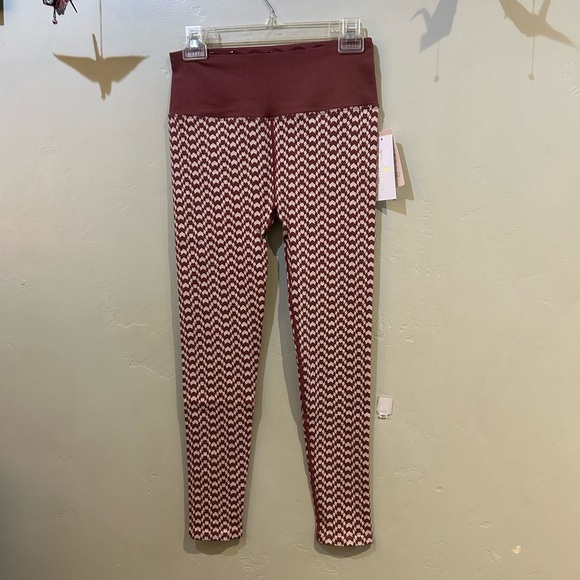 SPIRITUAL GANGSTER Seamless Jacquard Leggings. Women’s Size M/L. New With Tags - Picture 4 of 8